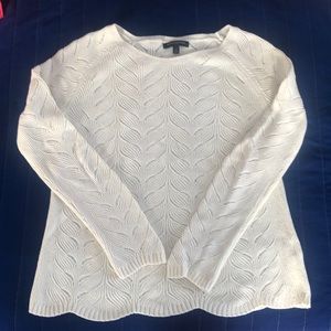 Cream-colored Banana Republic lightweight sweater